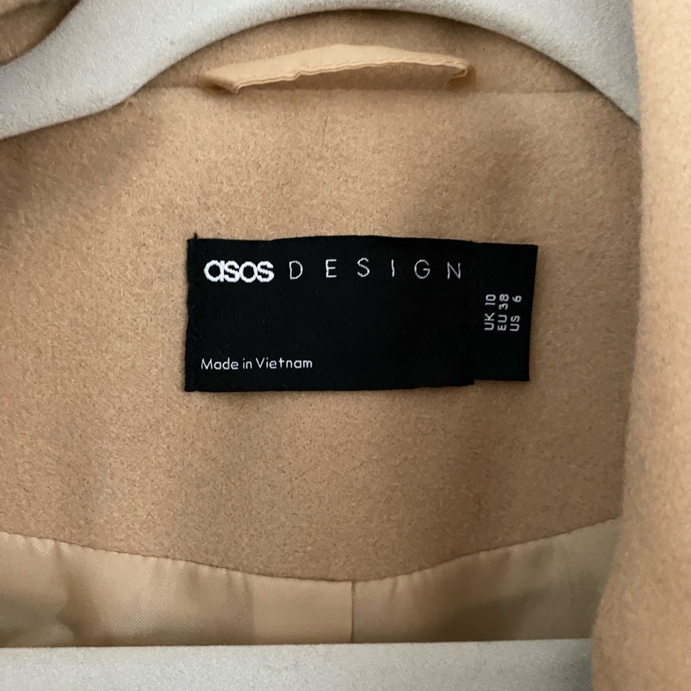 ASOS Camel Coat - Picture 2 of 3